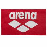 Arena Pool Towel Soft Red/White Хавлиени кърпи