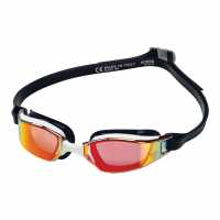 Aquasphere Xceed Swim Goggles White/Nvy/Red Плувни очила и шапки