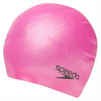 Speedo Силиконова Плувна Шапка Silicone Swimming Cap Adults Pink Дамски бански