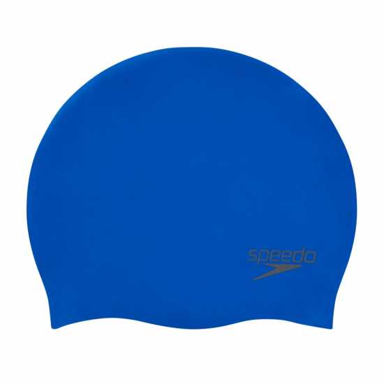Speedo Силиконова Плувна Шапка Silicone Swimming Cap Adults Neon Blue Speedo Силиконова Плувна Шапка Silicone Swimming Cap Adults Neon Blue