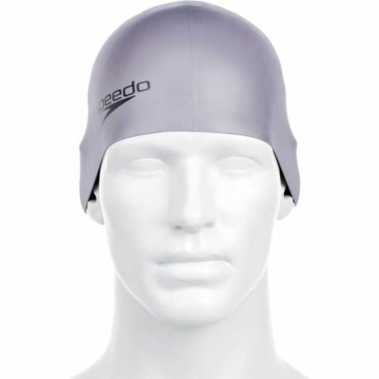 Speedo Plain Moulded Silicone Cap  Дамски бански