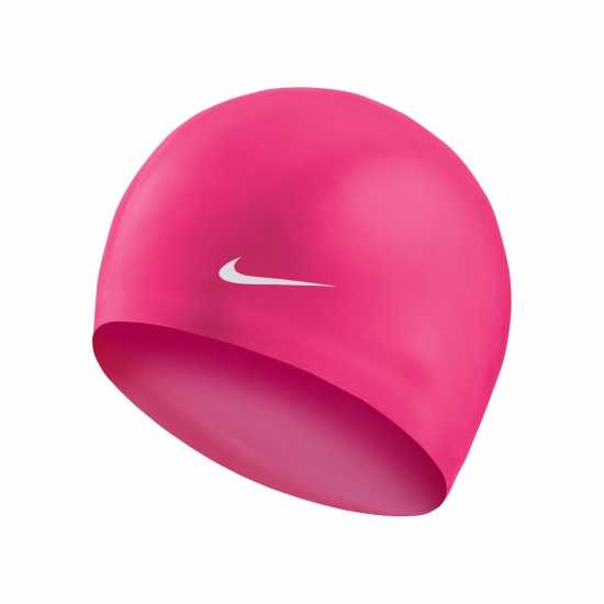 Nike Силиконова Плувна Шапка Solid Silicone Swimming Cap Adults Pink Prime Nike Силиконова Плувна Шапка Solid Silicone Swimming Cap Adults Pink Prime