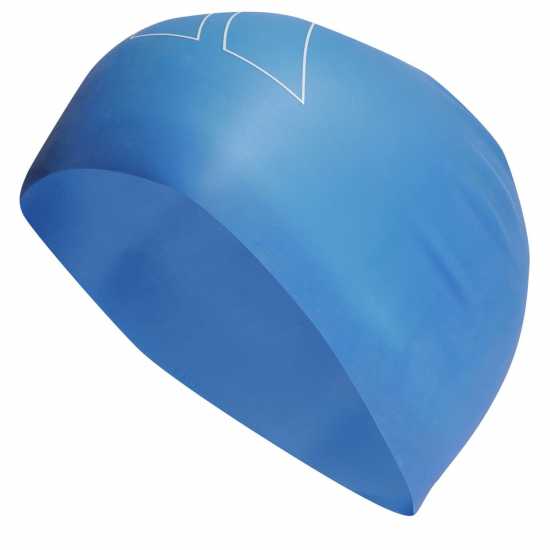 Adidas Плувна Шапка За Възрастни 3 Stripes Swim Cap Adults Кралско/Бяло Дамски бански