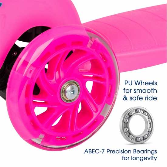 Star Light Up Tri-Scooter Children Розово 