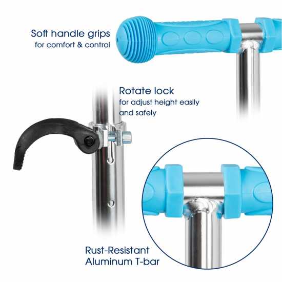 Star Light Up Tri-Scooter Children Синьо 