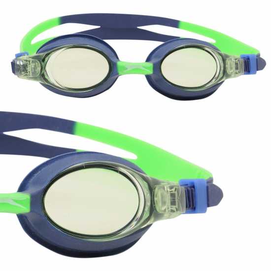 Slazenger Детски Плувни Очила Edge Swimming Goggles Junior Морско синьо/синьо Детски бански и бикини