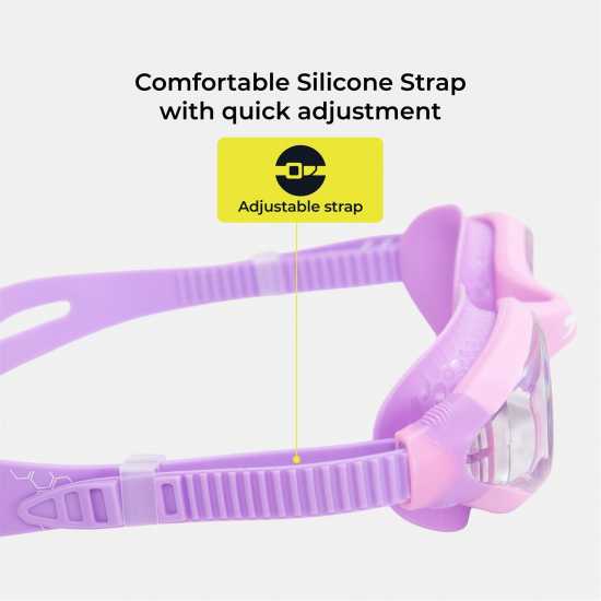 Slazenger Плувни Очила За Възрастни Aero Swimming Goggles Adults Розово/Лилаво 