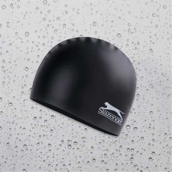 Детски бански и бикини Slazenger Силиконова Плувна Шапка Silicone Swimming Cap Junior Черно Slazenger Силиконова Плувна Шапка Silicone Swimming Cap Junior Черно Детски бански и бикини