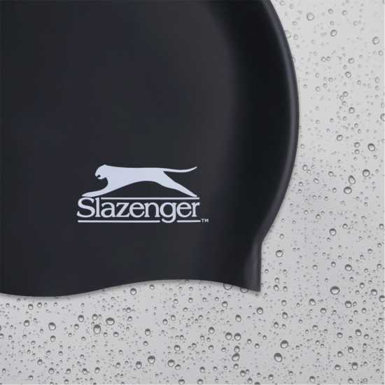 Детски бански и бикини Slazenger Силиконова Плувна Шапка Silicone Swimming Cap Junior Черно Slazenger Силиконова Плувна Шапка Silicone Swimming Cap Junior Черно Детски бански и бикини
