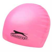 Slazenger Силиконова Плувна Шапка Silicone Swimming Cap Juniors Pink Детски бански и бикини