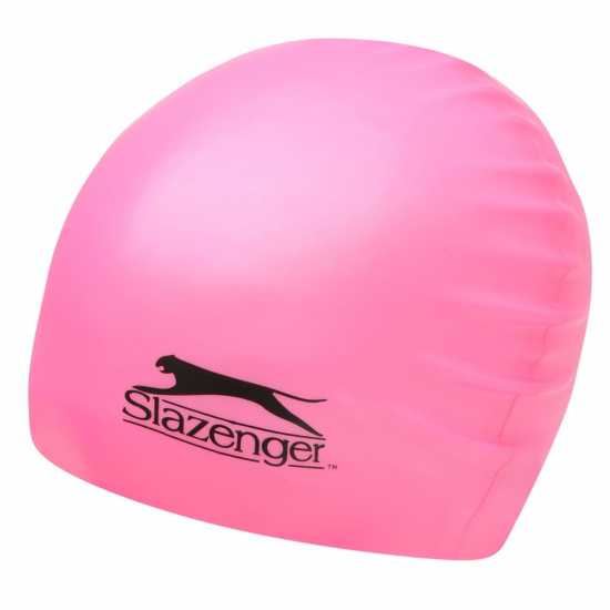 Slazenger Junior Silicone Swim Cap Pink Детски бански и бикини