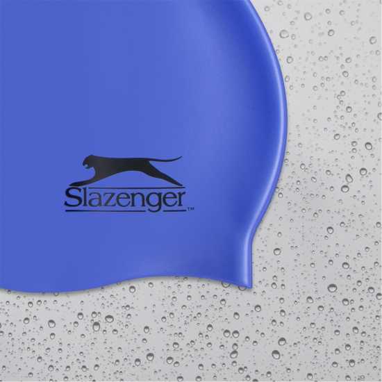 Slazenger Junior Silicone Swim Cap Royal Детски бански и бикини