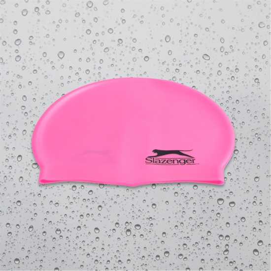 Дамски бански Slazenger Силиконова Плувна Шапка Silicone Swimming Cap Adults Розово Slazenger Силиконова Плувна Шапка Silicone Swimming Cap Adults Розово Дамски бански