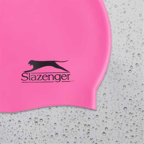 Дамски бански Slazenger Силиконова Плувна Шапка Silicone Swimming Cap Adults Розово Slazenger Силиконова Плувна Шапка Silicone Swimming Cap Adults Розово Дамски бански