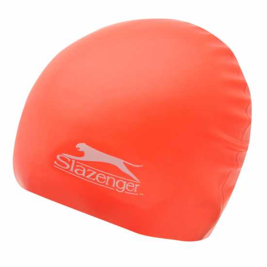 Slazenger Adults Silicone Swim Cap Red Дамски бански
