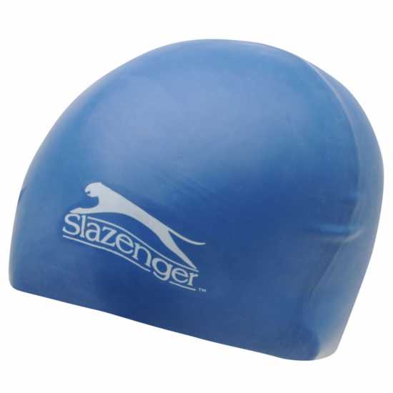 Slazenger Adults Silicone Swim Cap Navy Дамски бански