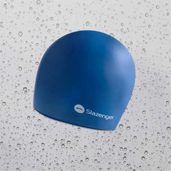 Slazenger Силиконова Плувна Шапка Silicone Swimming Cap Adults Морска синьо Дамски бански