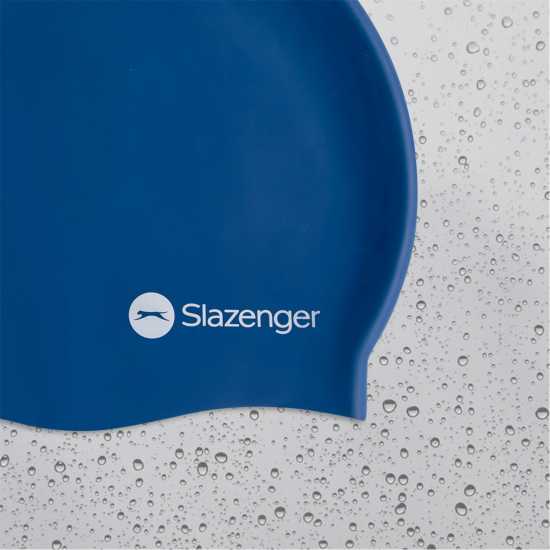 Slazenger Силиконова Плувна Шапка Silicone Swimming Cap Adults Морска синьо Дамски бански