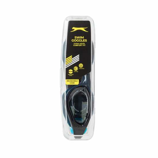 Slazenger Swim Training Goggles Черно/Дим 