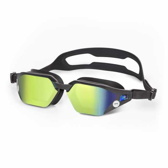 Slazenger Mirror Goggle Black/Black Slazenger Mirror Goggle Black/Black