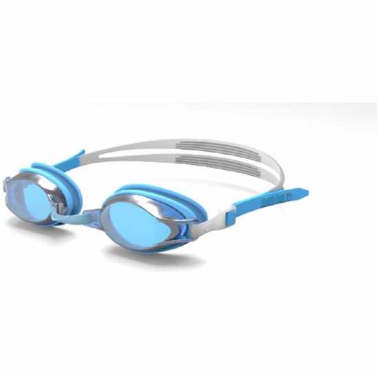 Nike Chrome M Goggle 44 Aquarius Blue Плувни очила и шапки