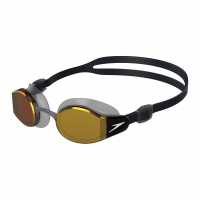 Speedo Mariner Pro Mirror Goggles Black/Gold Плувни очила и шапки