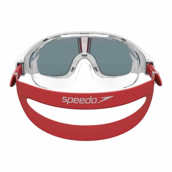 Speedo Biofuse Rift Mask Goggles Red/Grey Плувни аксесоари