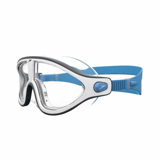 Speedo Biofuse Rift Mask Goggles Blue/Wht/Clear Плувни очила и шапки