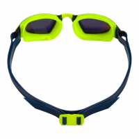 Aquasphere Xceed Swim Goggles Brg Yellow/Navy Плувни очила и шапки