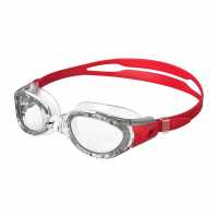 Speedo Futura Biofuse Flexiseal Goggles Lava Red/Clear Плувни очила и шапки