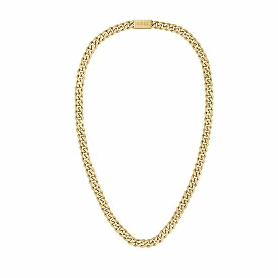 Hugo Boss Boss Men's Chain Link Curb Necklace Злато 