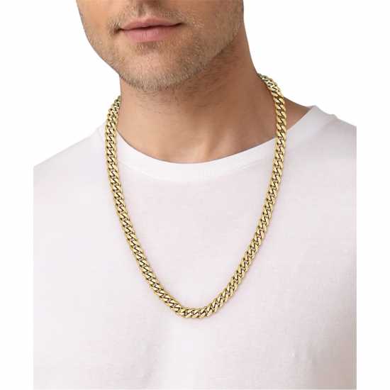 Hugo Boss Boss Men's Chain Link Curb Necklace Злато 