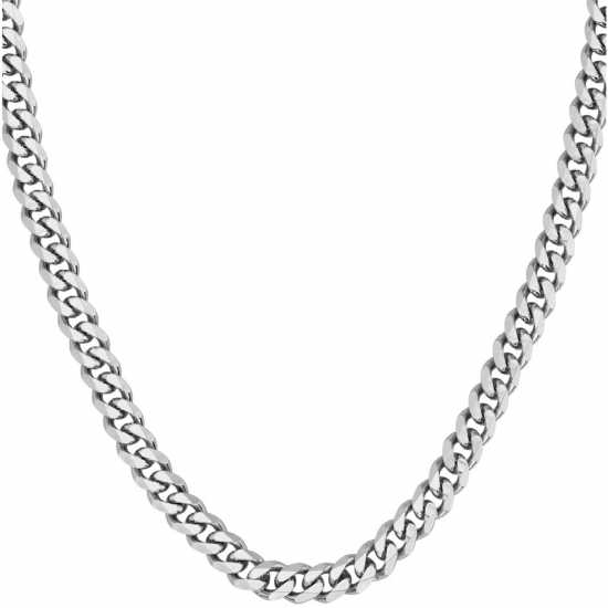 Hugo Boss Boss Men's Chain Link Curb Necklace Сребърно 
