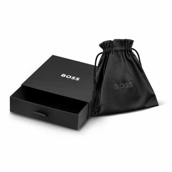 Hugo Boss Boss Men's Chain Link Curb Necklace Сребърно 
