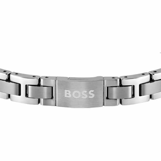 Men's Metal Link Bracelet With Magnetic Closure  