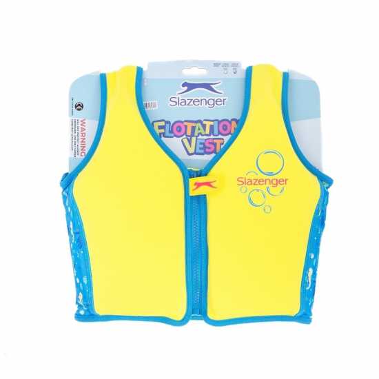 Slazenger Kids Confidence Swim Vest Синьо/Жълто Детски бански и бикини