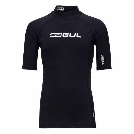 Gul Rash Vest Mens Черно Воден спорт