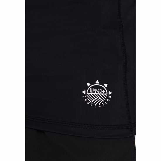 Gul Rash Vest Mens Черно Воден спорт