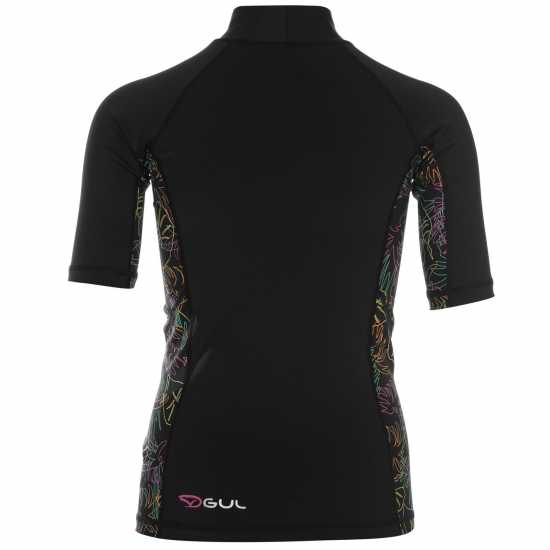 Дамски бански Gul Дамски Потник Short Sleeve Rash Vest Ladies Черно Gul Дамски Потник Short Sleeve Rash Vest Ladies Черно Дамски бански