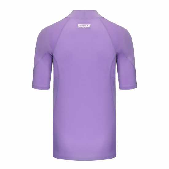 Gul Дамски Потник Short Sleeve Rash Vest Ladies Лилаво Дамски бански