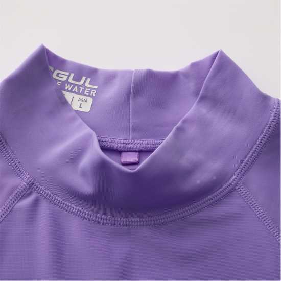 Gul Дамски Потник Short Sleeve Rash Vest Ladies Лилаво Дамски бански