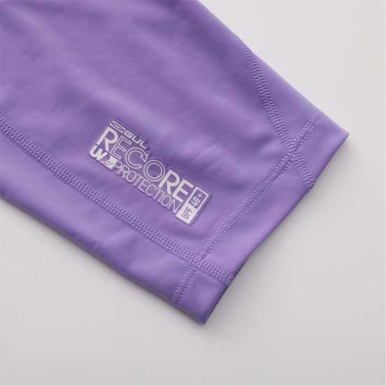 Gul Дамски Потник Short Sleeve Rash Vest Ladies Лилаво Дамски бански