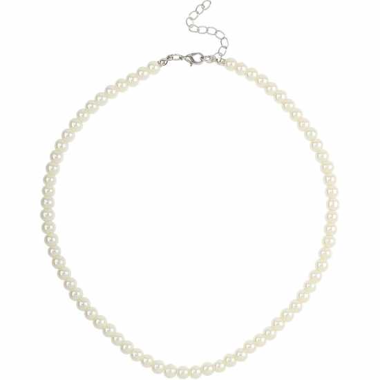 Faux Pearl 6Mm Single Strand Necklace  