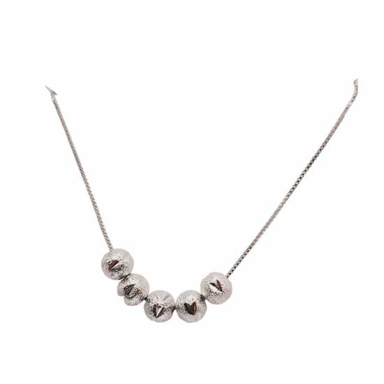 18Kt Gold Plate 4 Beads Link Pendant  