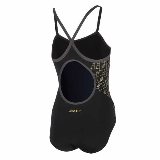 Дамски тениски и фланелки Zone3 Iconic Bound Back Swim Suit Zone3 Iconic Bound Back Swim Suit Дамски тениски и фланелки