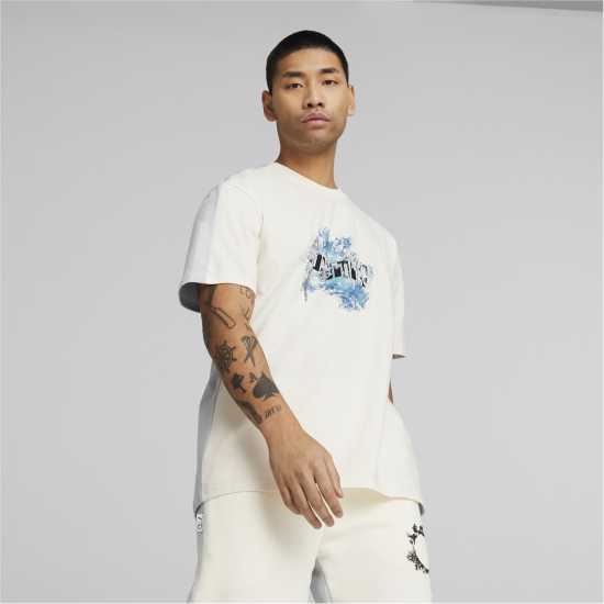 Puma Fantasy Xiv Icon Tee White Мъжки ризи