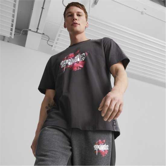 Puma Fantasy Xiv Icon Tee Black Мъжки ризи