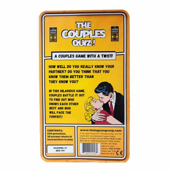University Games Tin Games Jn00 Couple Quiz University Games Tin Games Jn00 Couple Quiz