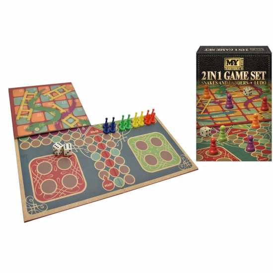 M.y M.y 2 In 1 Snakes And Ladders And Ludo Game Set  - Подаръци и играчки