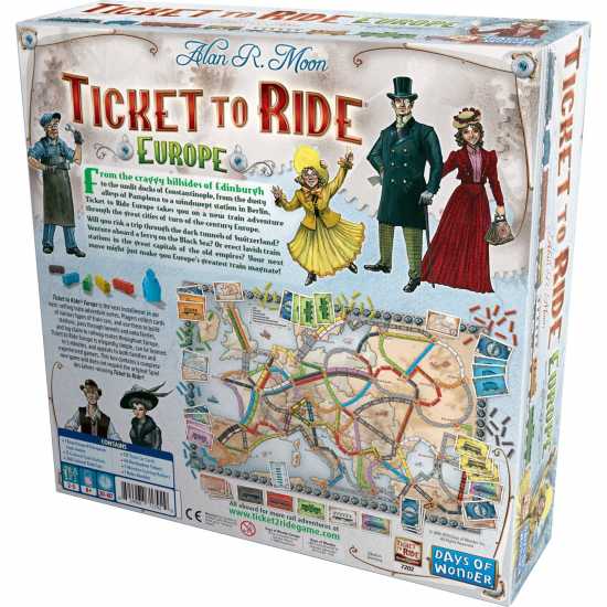 Asmodee Tkt To Ride Euro 00  Подаръци и играчки
